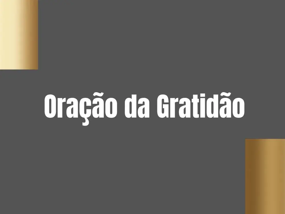 Oração da Gratidão